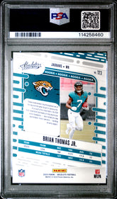 2024 Panini Absolute Brian Thomas JR. #123 Red Squares PSA 10